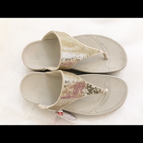 Fitflop Shoes - FIT FLOP NWT gold shoes size 8